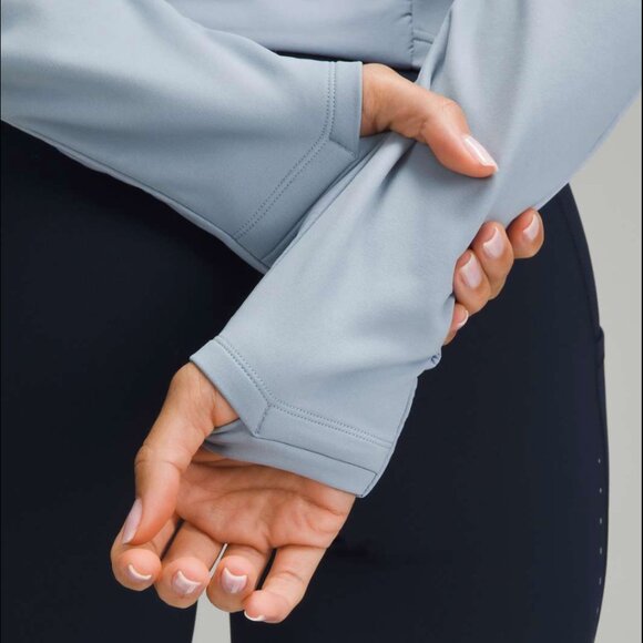 Lululemon Push Your Pace Jacket-Concrete Blue-size 6-warm-NWT - Picture 5 of 6